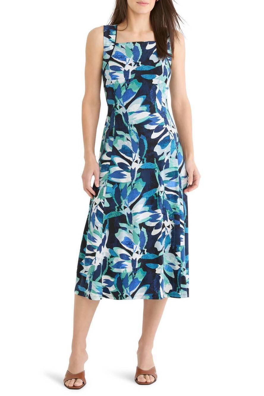 NEW NIC + ZOE giverny blanche dress in greens